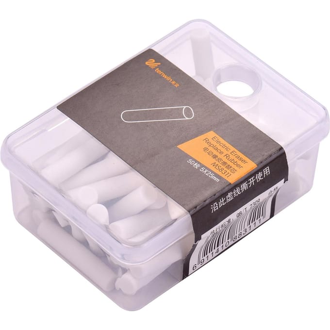 Tenwin Draagbare Elektrische Wisser Navullingen Wisser Navullingen Vervangbare Rubbers 50pcs Big