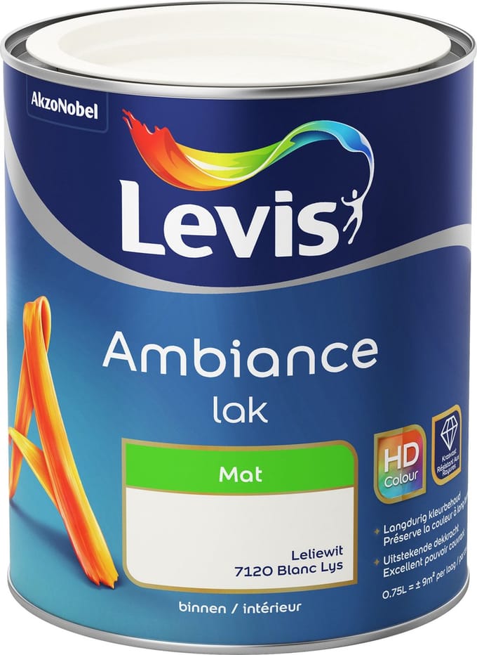 Levis - Ambiance Lak Mat - Leliewit - 0,75 L