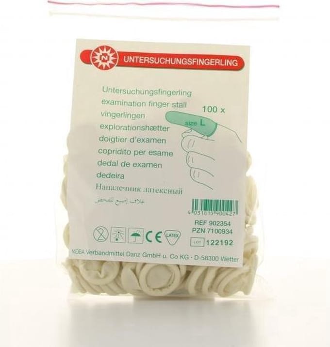 Vingerlingen Latex - Vingercondoom Latex - Vingerling Latex - 100 stuks - XL