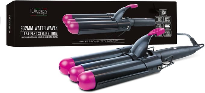 ITALIAN DESIGN ELECTRICAL ITEMS 32MM WATER WAVES, ULTRA-FAST STYLING TONG