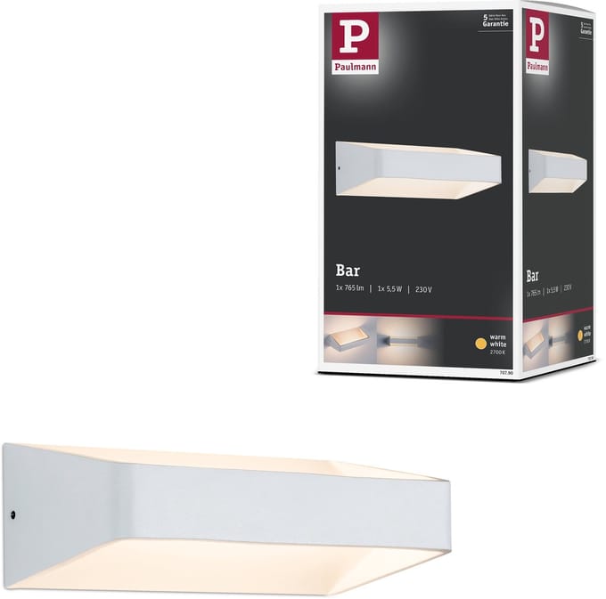 LED-wandlamp Bar 2700K 560lm 230V 5,5W Wit
