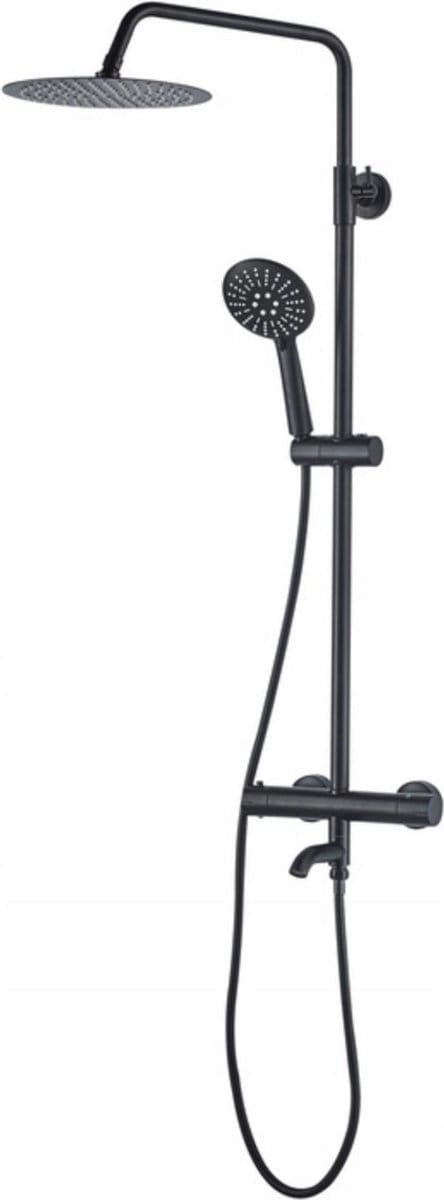 Rea Lungo Regendouche Zwart 117cm