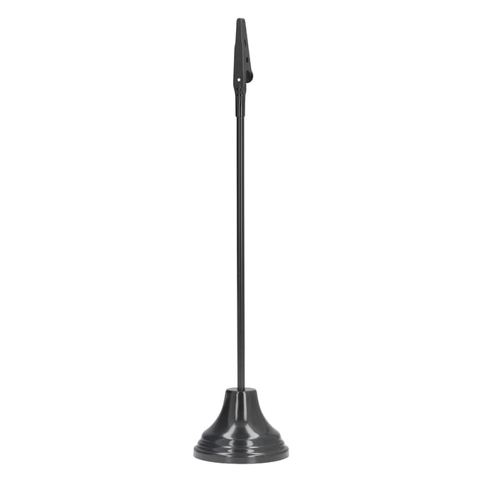 Porte-numéro de table Robuste Durable Pinces Solides Procédé d'électroplacage Stable Porte-place pour noir