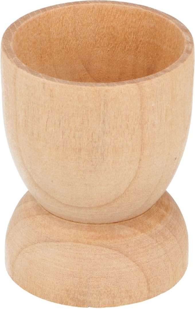 Houten eierdopje 4,5 cm - Artemio