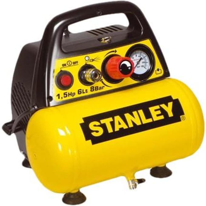 STANLEY – DN200/8/6 Luchtcompressor – 8 bar – Olievrij