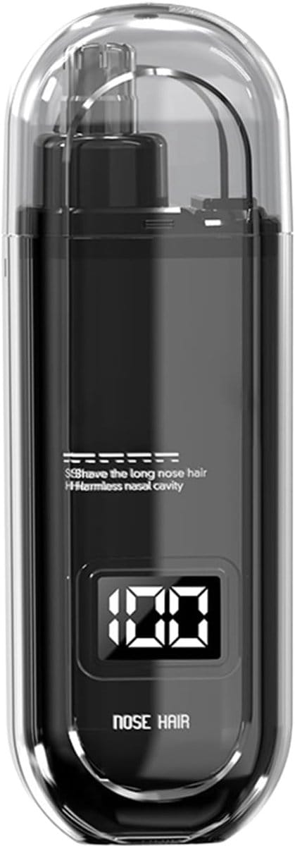 Neus Haar Trimmer - Gezichts Haar Verwijderaar - Efficiënte Verzorging - Oplaadbaar Waterdicht - Compact Draagbaar - Zwart