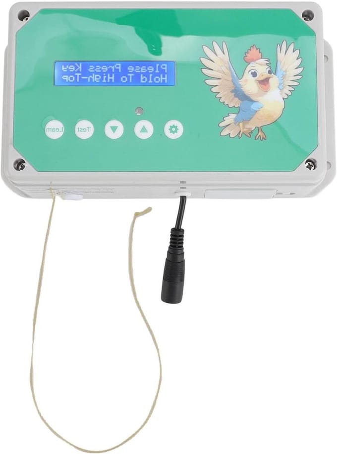 Kippenhok Deur Controller - Automatische Deur Opener - Pluimvee Beschermen - LED Display Timer