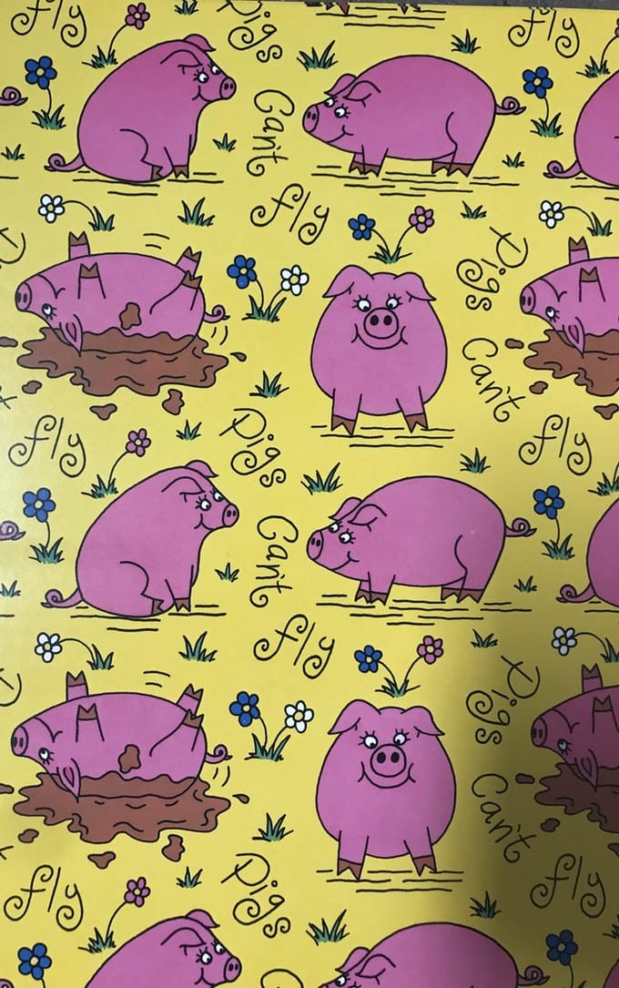 Cadeaupapier vellen Varken 50x70cm 48 stuks – Inpakpapier