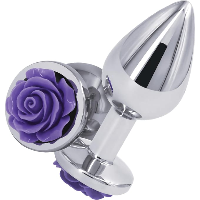 NS Novelties - Rose Buttplug Medium - Anal Toys Buttplugs Paars