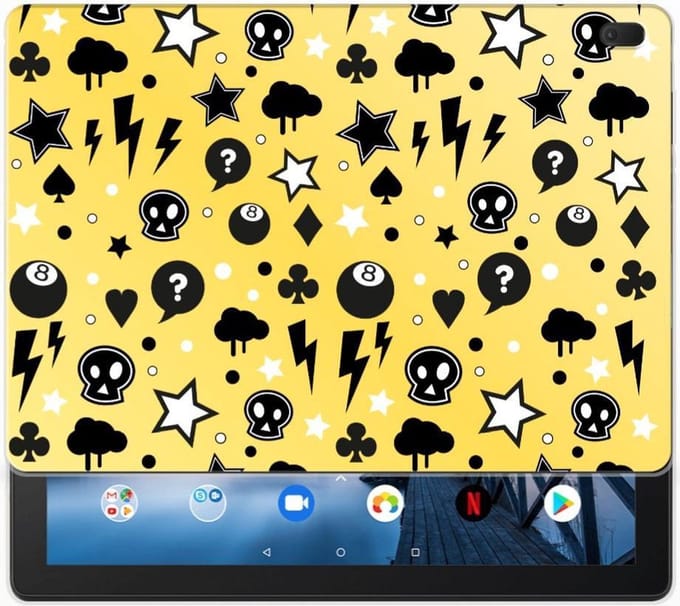 Tablet BackCover Lenovo Tab E10 Punk Geel