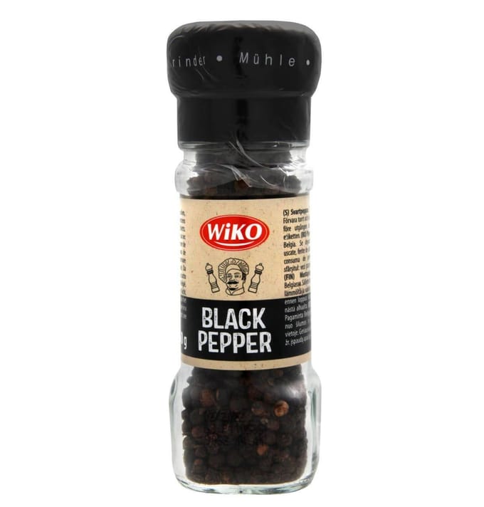 Poivre Noir Wiko Épice avec Moulin 50 g
