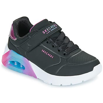 Skechers UNO LITE 2.0 - VIVID METALLIC Meisjes Sneakers - Zwart / Multi