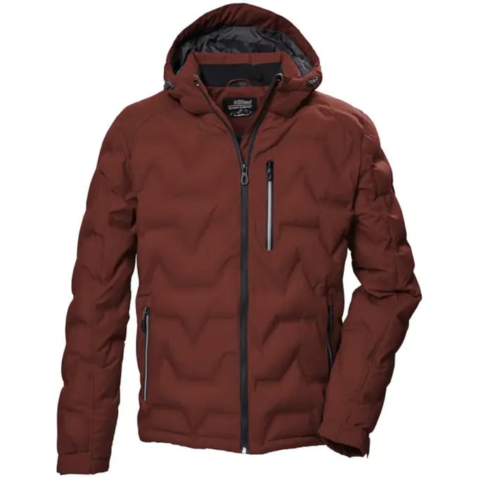Killtec heren winterjas - padded - 41834 - rood - maat M