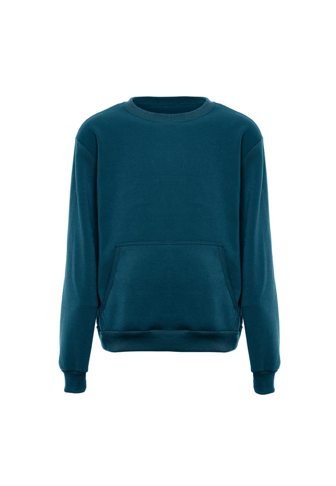 Mo Sweatshirt Heren Donker turkoois