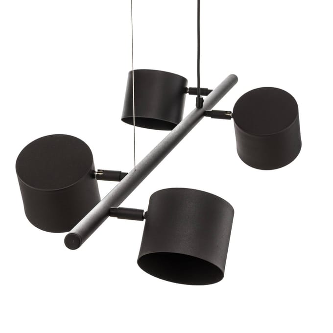 ALDEX Hanglamp 1047, 4-lamps, zwart