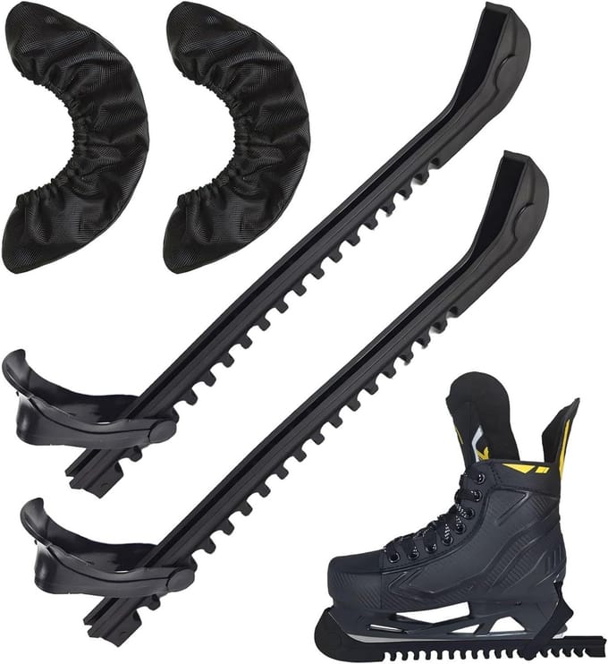 Schaatsaccessoires - Schaatsbeschermers - Verstelbare en Elastische Schaatsbescherming - IJshockey Accessoires