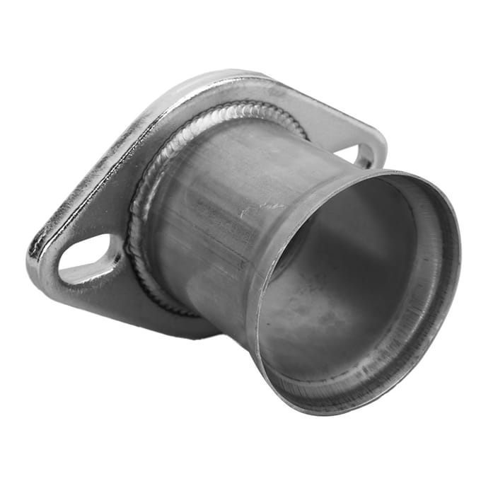 2 Bouten Uitlaatflens 3in RVS Pijp naar 2.5in Downpipe Turbo Uitlaat Adapter gray