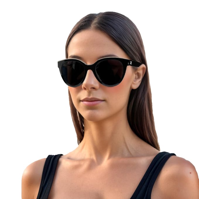 Lunettes de soleil Chanel Papillon Lunettes de soleil unisexes Noir Beige Marron CH5414-C534/3 Basic Packaging-Eyeglass Case+Box gray