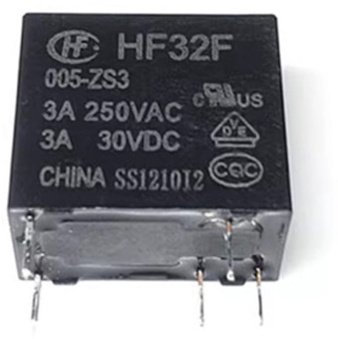 HF32F 5V relais 3A 250VAC HF32F-005-ZS3 printrelais