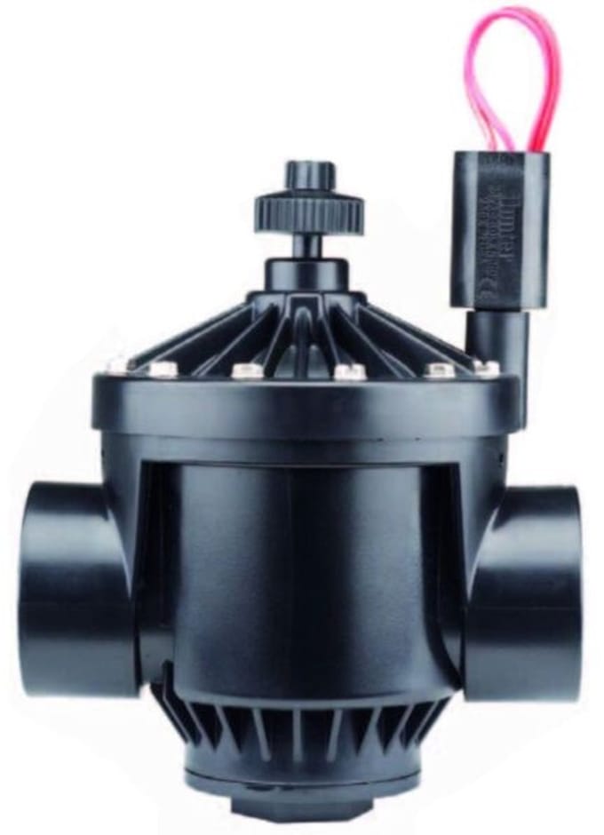 Hunter - magneetventiel - PGV 2 x 2" bi.dr. - met flowcontrol - 24 VAC NC - met extra onderaansluiting