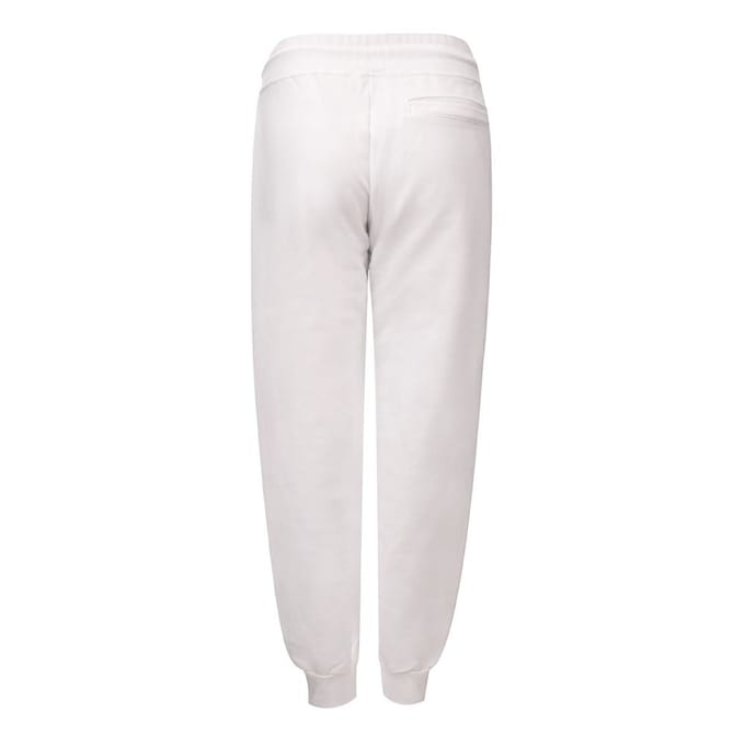 GCDS Witte Katoenen Joggingbroeken (Sportbroeken)