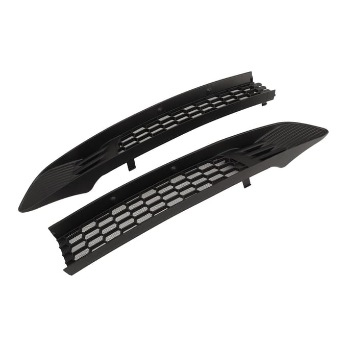 Auto Voorbumper Grill Split Type Mat Zwart Luchtinlaat Grille Cover Vervanging voor Tesla Model 3 black