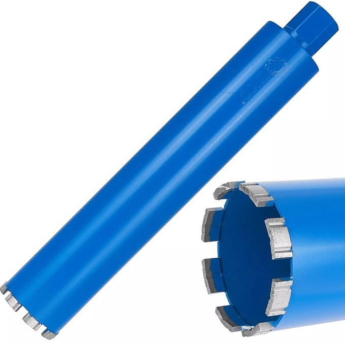 GEKO Diamantboor - 82mm - 450mm - 8 segmenten - Voor nat en droog gebruik