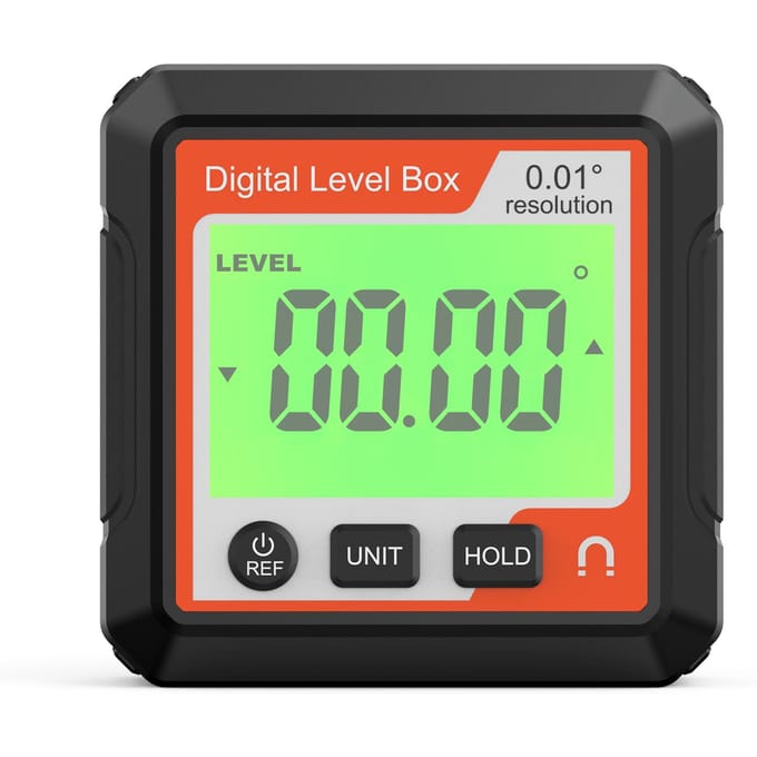 Niveau d'angle numérique, rapporteur électronique, inclinomètre avec base magnétique, boîte de niveau de précision LCD, angle