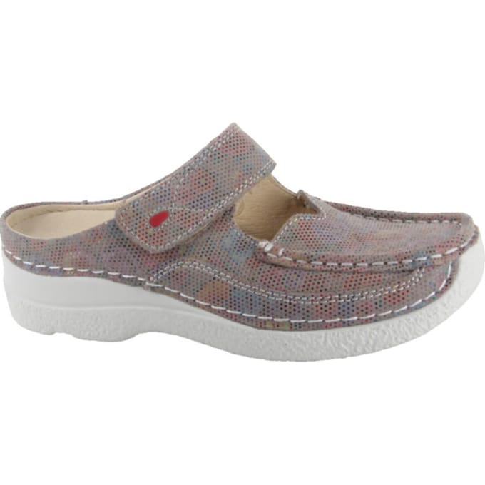 Wolky Comfortschoenen Roll Slipper taupe flower