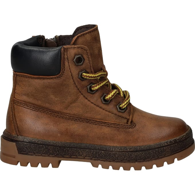 IK-KE Veterboots - Jongens - Bruin - Maat:24