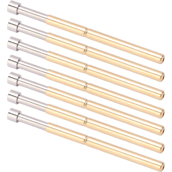 100 stuks Veer Test Pogo Pin Concaaf Kop Type Messing Materiaal 2,02mm0,1in Buisdiameter