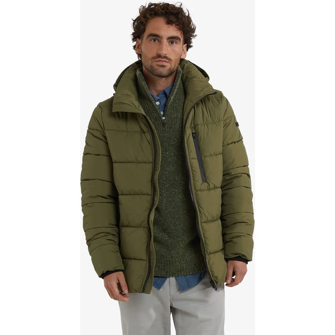 McGregor Hooded Bomber Jacket Moss Green Größe: XXL | Winterjacken Outlet | Herren | Grün