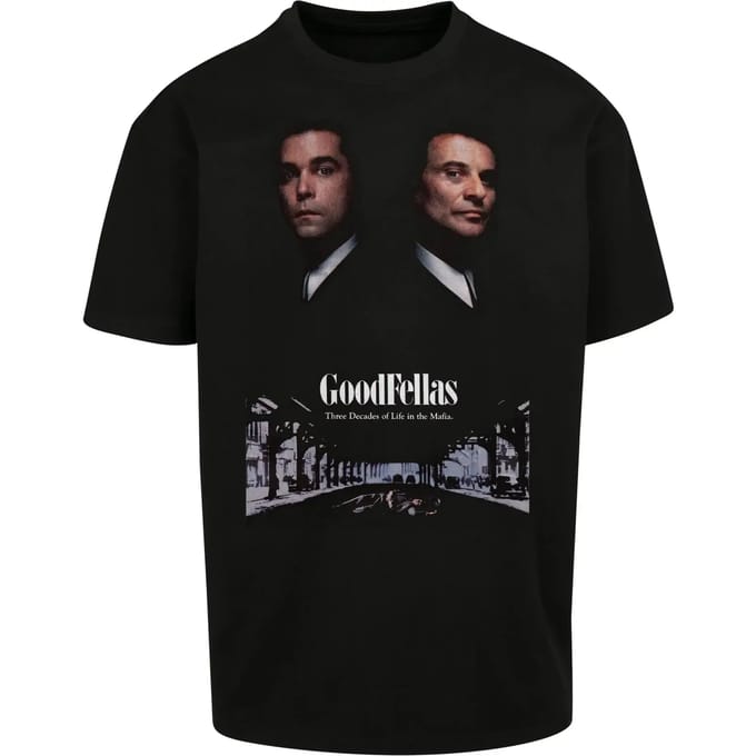 Mister Tee Goodfellas - Poster Oversize Heren Tshirt - XS - Zwart