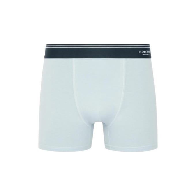 Crosshatch Heren Dringal Boxershorts (5-pack) (Blauw)