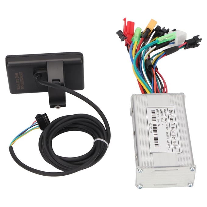 17A 3 Modi Sinusgolf Controller Kit met S866 Paneel Elektrische Fiets Borstelloze Motorcontroller voor black