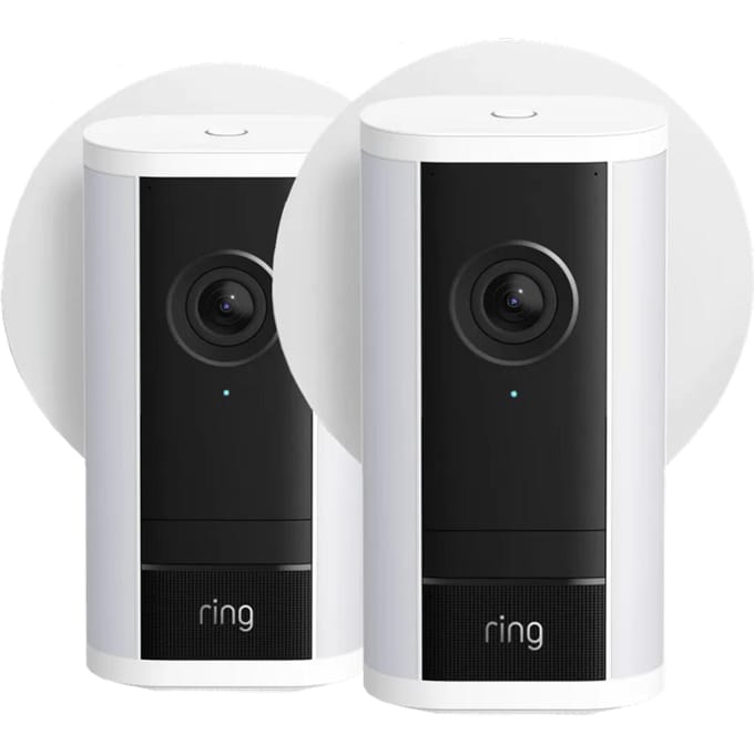 Ring Spotlight Camera Pro 2e Generatie Stekker Wit Duo Pack