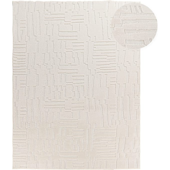 Modern tapijt Tokko crème 200x280 cm