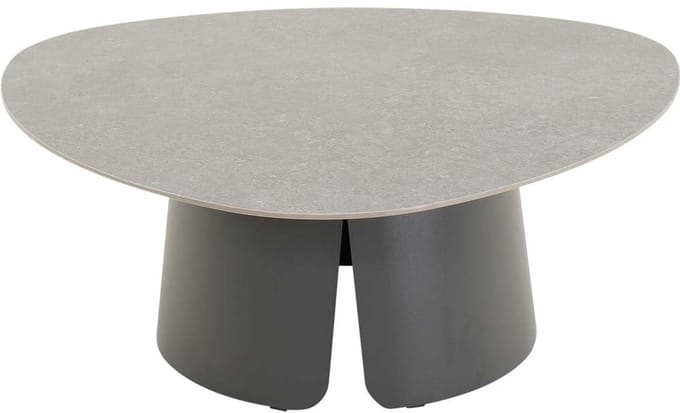 Lesli Living - Sidetable Alva - Antraciet - 97x97x37cm