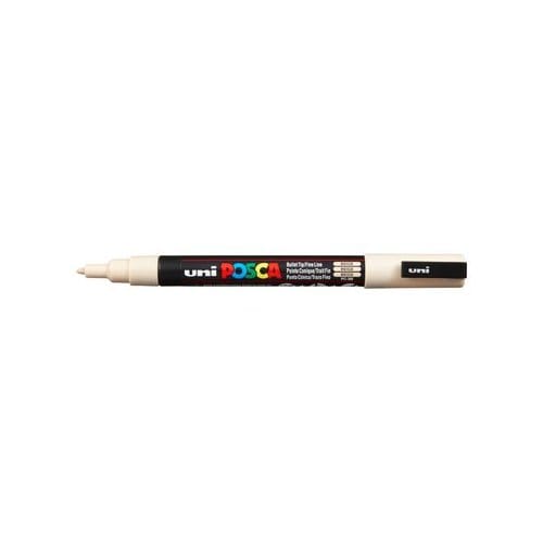 Posca marker met conische punt schrijfdikte fijn beige