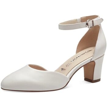 Tamaris Pumps wit Leer - Dames - Maat 40