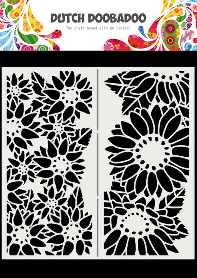Dutch Doobadoo Mask Art Slimline Zonnebloem A4