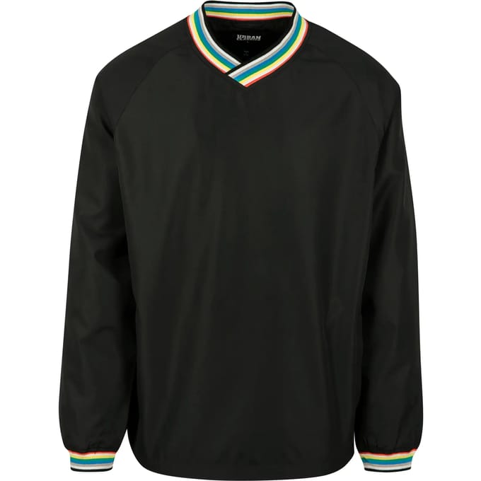 Urban Classics - Warm Up Pull Over Sweater/trui - S - Zwart