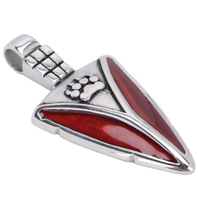 Étiquette de remplacement de fermeture éclair Pendentif breloque en acier titane Accessoires de vêtements DIY pour senior white