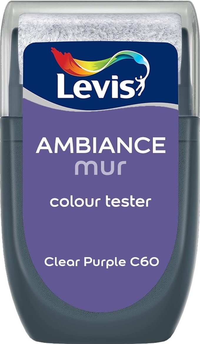 Levis - Muurverf Kleurtester Mat Mix - Clear Purple C60 - Mengverf - 30 Ml