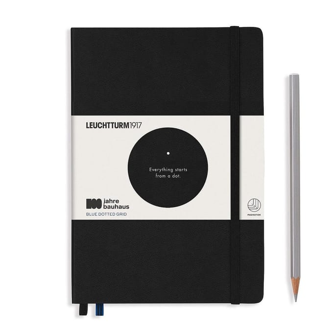 Leuchtturm1917 A5 Medium Special Edition 100 Jaar Bauhaus dotted Black