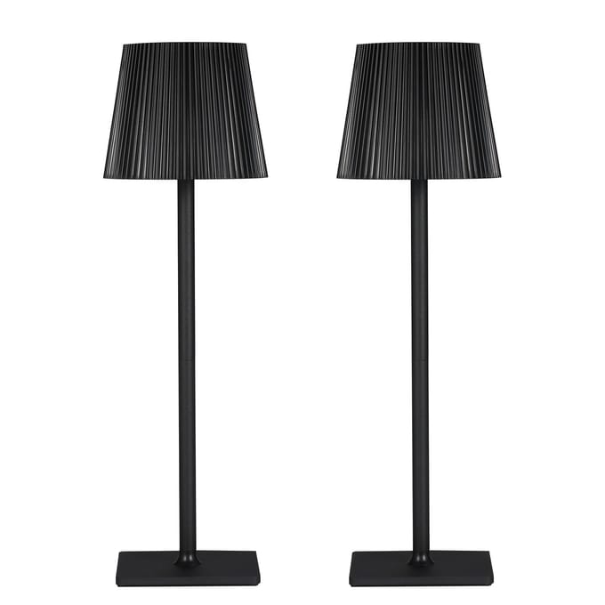 Lampe de table LED Lampe de bureau LED moderne avec contrôle tactile Veilleuse à intensité variable avec 3 couleurs 2 Packs