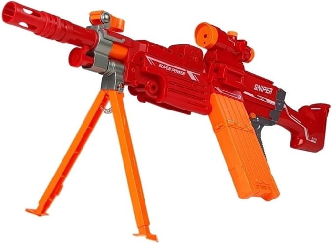Foam Bullet Rifle Sniper op batterijen