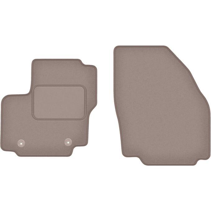 Beige voormatten voor: Ford Galaxy MK2 7-zitter (2006-2011)