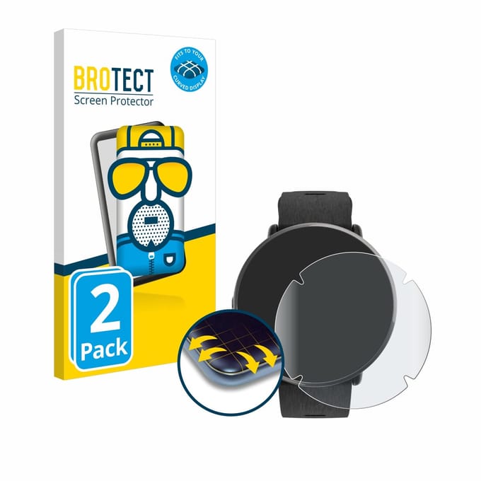 BROTECT - Screenprotector voor Polar Ignite 3 Titanium - Folie Beschermfolie matte volledig dekking 2 Stuks