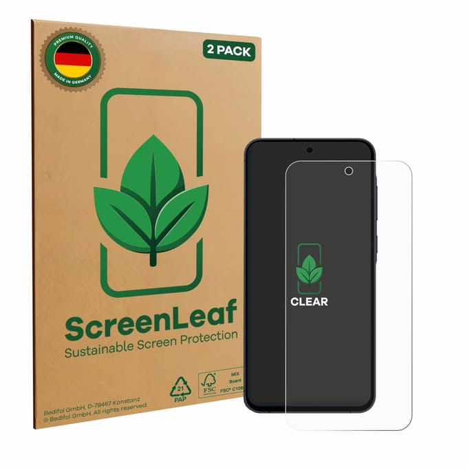 2 Stuks Screenprotector voor Samsung Galaxy A55 5G - Hoogwaardige Beschermfolie transparant